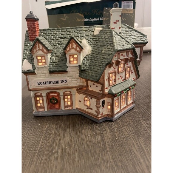 Dickens Keepsakes Roadhouse inn Porcelain Lighted House Light Kit - Picture 16 of 16